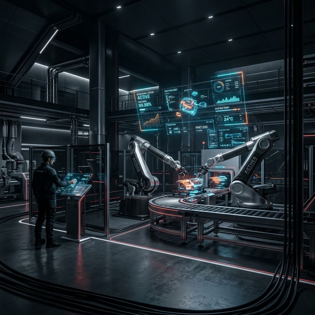 Industrial sector — AI and automation for manufacturing